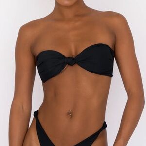 Skatie Black bandeau Bikini